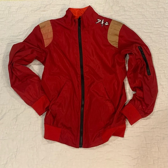 AKIRA anime windbreaker jacket Can be reversed inside and out.🌹🌹 - Picture 3 of 4